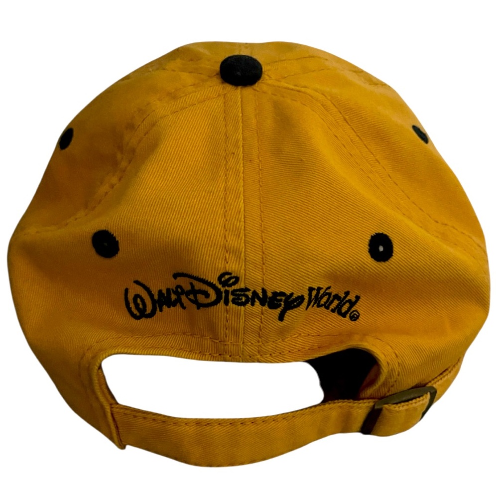 WALT DISNEY WORLD VACATION MICKEY MOUSE BASEBALL STRAPBACK ADULT YELLOW CAP - Picture 2 of 14